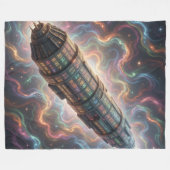 Stellar Path – Journey Through the Universe´10 Fleece Deken (Voorkant (Horizontaal))