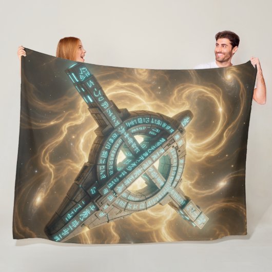 Stellar Path – Journey Through the Universe´11 Fleece Deken (In situ)