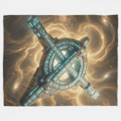 Stellar Path – Journey Through the Universe´11 Fleece Deken (Voorkant (Horizontaal))