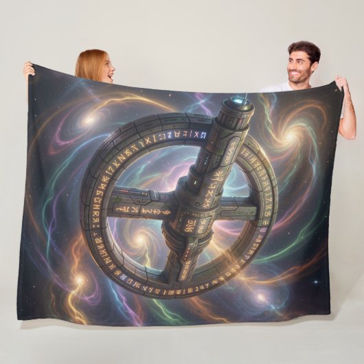 Stellar Path – Journey Through the Universe´12 Fleece Deken (In situ)