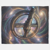 Stellar Path – Journey Through the Universe´12 Fleece Deken (Voorkant (Horizontaal))