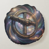 Stellar Path – Journey Through the Universe´12 Rond Kussen (Achterkant)