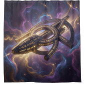 Stellar Path – Journey Through the Universe´14 Douchegordijn (Voorkant)