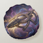 Stellar Path – Journey Through the Universe´14 Rond Kussen (Achterkant)