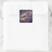 Stellar Path – Journey Through the Universe´14 Vierkante Sticker (Tas)