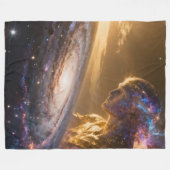 Stellar Path – Journey Through the Universe´15 Fleece Deken (Voorkant (Horizontaal))