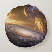 Stellar Path – Journey Through the Universe´15 Rond Kussen (Achterkant)