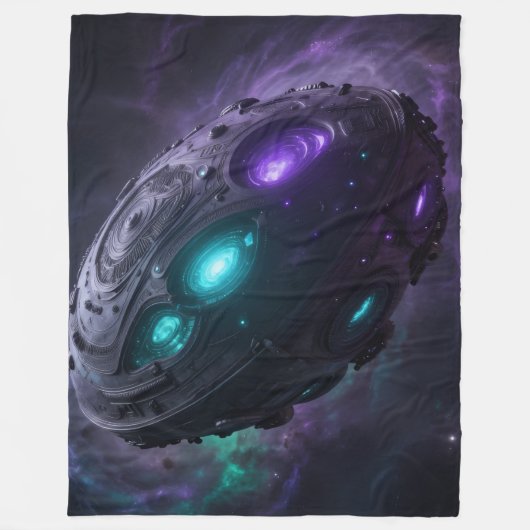 Stellar Path – Journey Through the Universe´1 Fleece Deken (Voorkant)