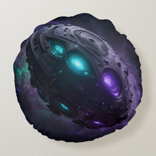 Stellar Path – Journey Through the Universe´1 Rond Kussen (Achterkant)