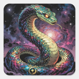 Stellar Path – Journey Through the Universe´2 Vierkante Sticker