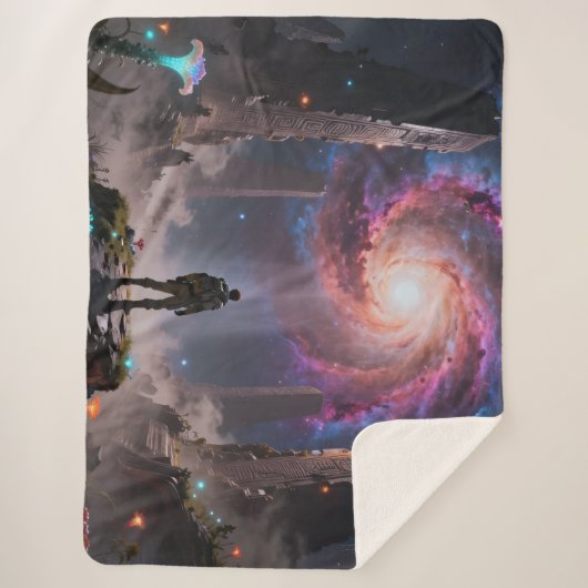 Stellar Path – Journey Through the Universe´3 Sherpa Deken (Voorkant)