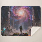 Stellar Path – Journey Through the Universe´3 Sherpa Deken (Voorkant (horizontaal))