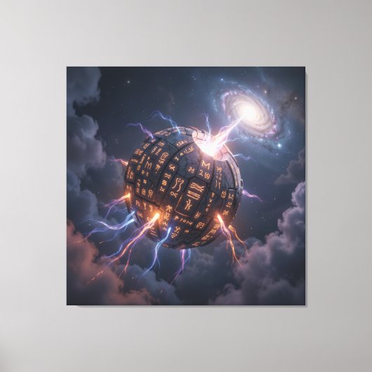 Stellar Path – Journey Through the Universe´4 Canvas Afdruk (Voorkant)