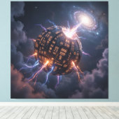 Stellar Path – Journey Through the Universe´4 Canvas Afdruk (Insitu (Houten vloer))