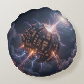 Stellar Path – Journey Through the Universe´4 Rond Kussen (Achterkant)