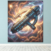 Stellar Path – Journey Through the Universe´5 Canvas Afdruk (Insitu (Houten vloer))