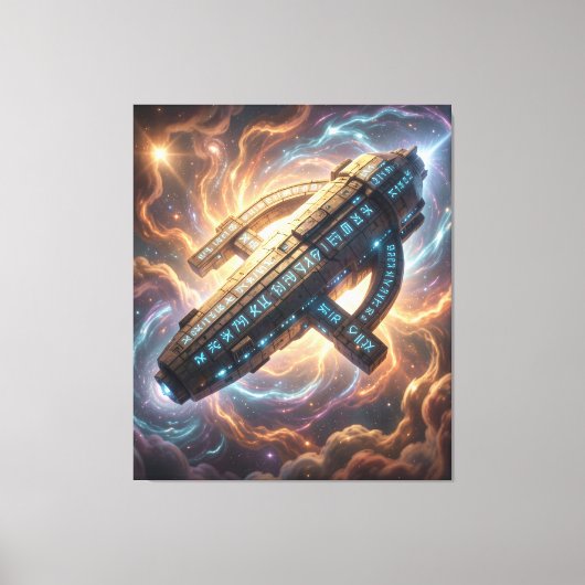 Stellar Path – Journey Through the Universe´5 Canvas Afdruk (Voorkant)