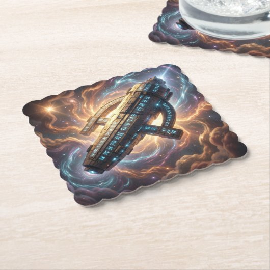 Stellar Path – Journey Through the Universe´5 Kartonnen Onderzetters (Gebogen)