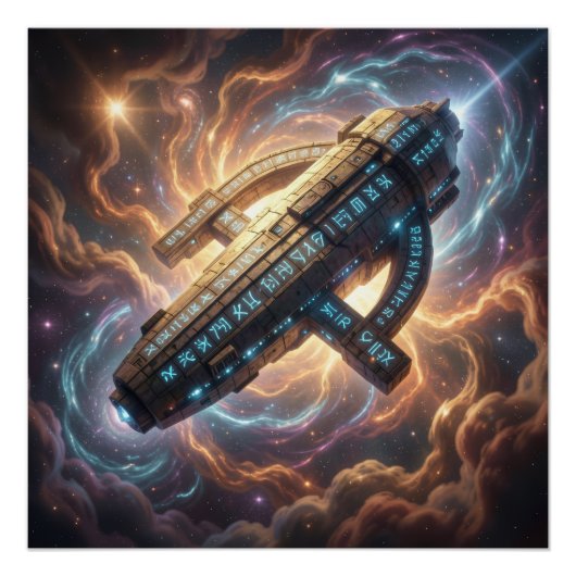 Stellar Path – Journey Through the Universe´5 Perfect Poster (Voorkant)