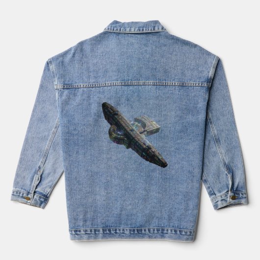 Stellar Path – Journey Through the Universe´6 Denim Jacket (Achterkant)