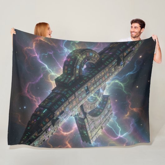 Stellar Path – Journey Through the Universe´6 Fleece Deken (In situ)
