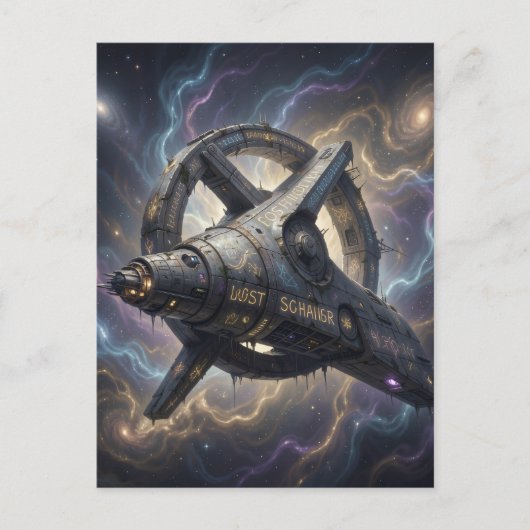 Stellar Path – Journey Through the Universe´7 Feestdagenkaart (Voorkant)