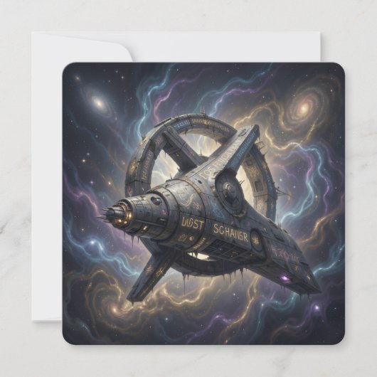 Stellar Path – Journey Through the Universe´7 Feestdagenkaart (Voorkant)