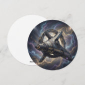 Stellar Path – Journey Through the Universe´7 Feestdagenkaart (Voorkant / Achterkant)