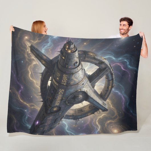 Stellar Path – Journey Through the Universe´7 Fleece Deken (In situ)