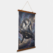 Stellar Path – Journey Through the Universe´7 Hangend Wandkleed (Gebogen)