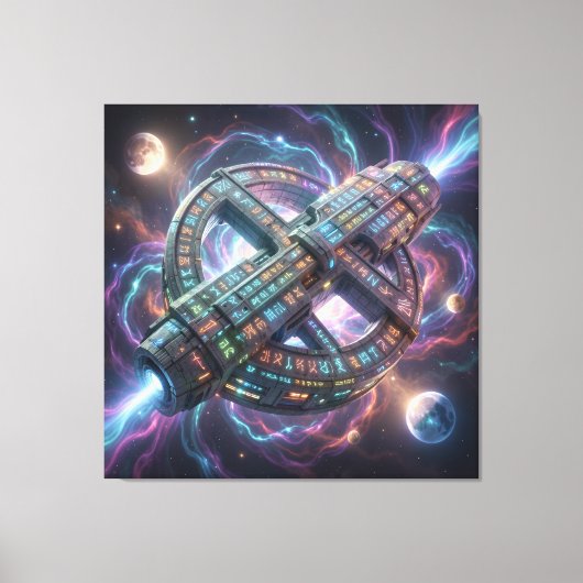 Stellar Path – Journey Through the Universe´8 Canvas Afdruk (Voorkant)