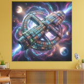 Stellar Path – Journey Through the Universe´8 Canvas Afdruk (Insitu (Woonkamer))