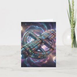 Stellar Path – Journey Through the Universe´8 Feestdagen Kaart
