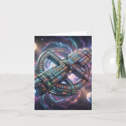 Stellar Path – Journey Through the Universe´8 Feestdagen Kaart (Voorkant)