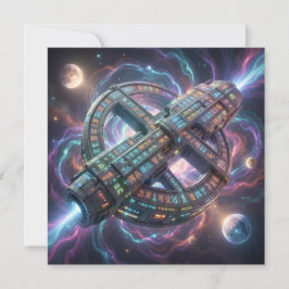 Stellar Path – Journey Through the Universe´8 Feestdagenkaart