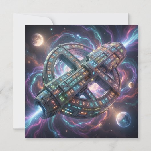 Stellar Path – Journey Through the Universe´8 Feestdagenkaart (Voorkant)