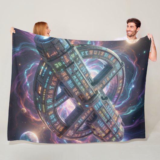 Stellar Path – Journey Through the Universe´8 Fleece Deken (In situ)