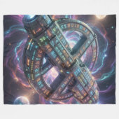 Stellar Path – Journey Through the Universe´8 Fleece Deken (Voorkant (Horizontaal))