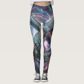 Stellar Path – Journey Through the Universe´8 Leggings (Voorkant)