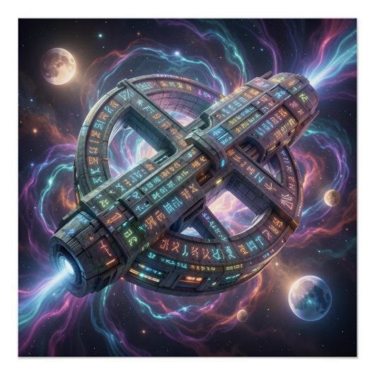 Stellar Path – Journey Through the Universe´8 Perfect Poster (Voorkant)