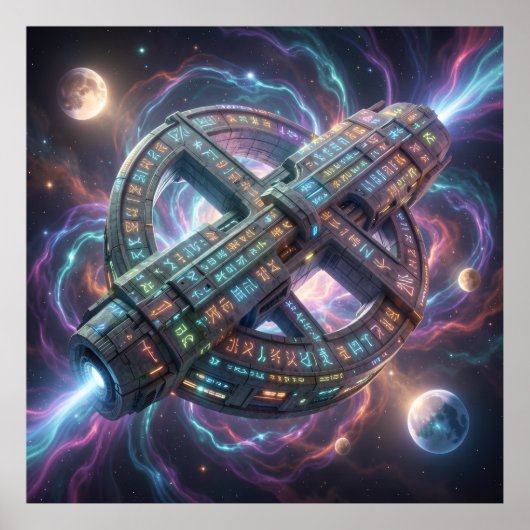 Stellar Path – Journey Through the Universe´8 Poster (Voorkant)