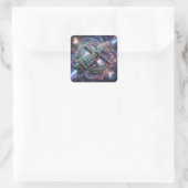 Stellar Path – Journey Through the Universe´8 Vierkante Sticker (Tas)