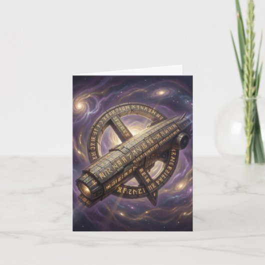 Stellar Path – Journey Through the Universe´9 Feestdagen Kaart (Voorkant)