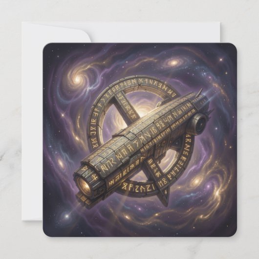 Stellar Path – Journey Through the Universe´9 Feestdagenkaart (Voorkant)