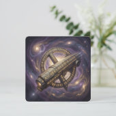Stellar Path – Journey Through the Universe´9 Feestdagenkaart (Staand voorkant)