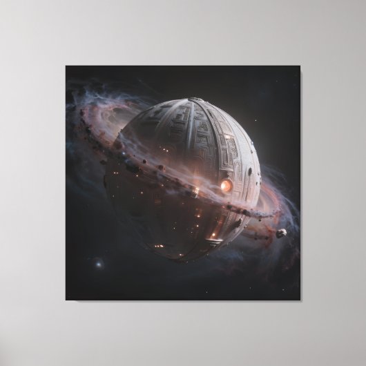 Stellar Path – Journey Through the Universe Canvas Afdruk (Voorkant)