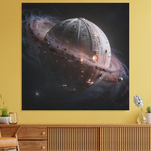 Stellar Path – Journey Through the Universe Canvas Afdruk (Insitu (Woonkamer))