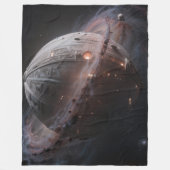 Stellar Path – Journey Through the Universe Fleece Deken (Voorkant)