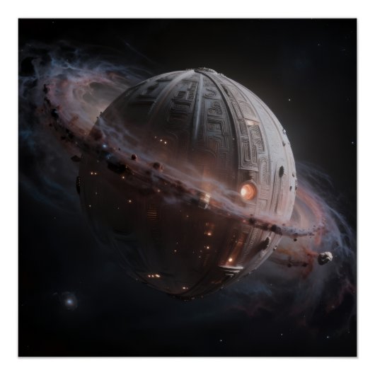 Stellar Path – Journey Through the Universe Perfect Poster (Voorkant)