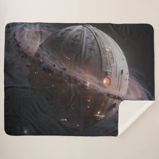 Stellar Path – Journey Through the Universe Sherpa Deken (Voorkant (horizontaal))